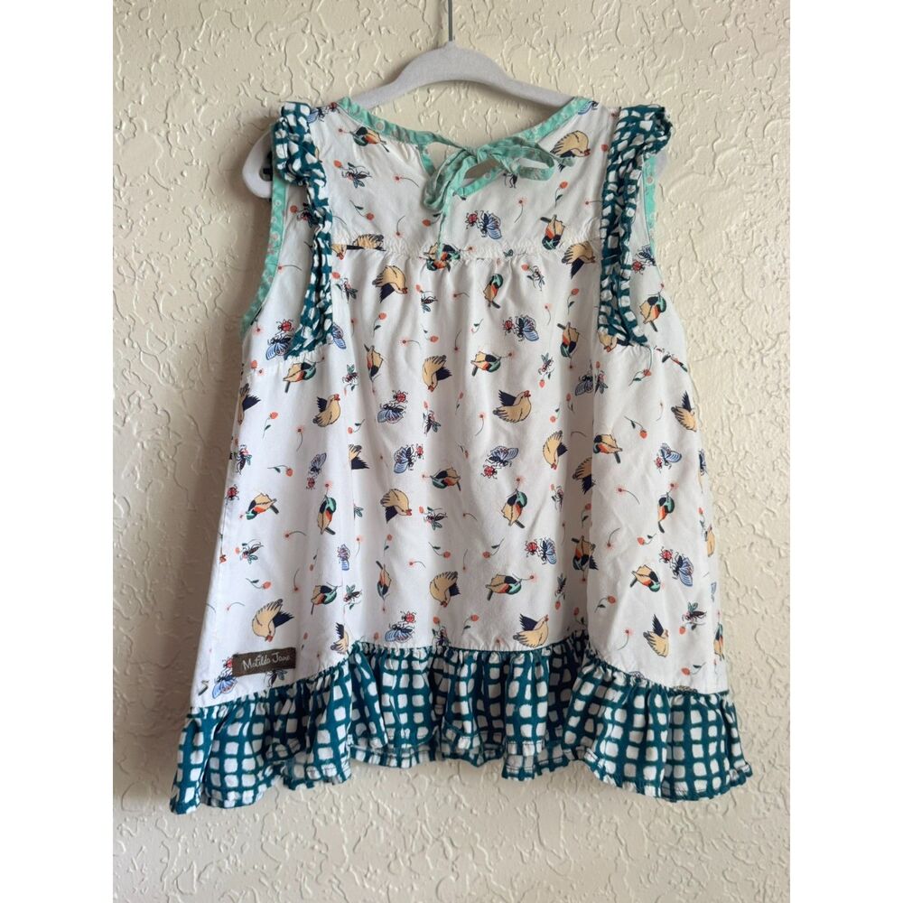 Matilda Jane Birds of a Feather Lana Tunic Flutter Top Girls 6 - Picture 2 of 6